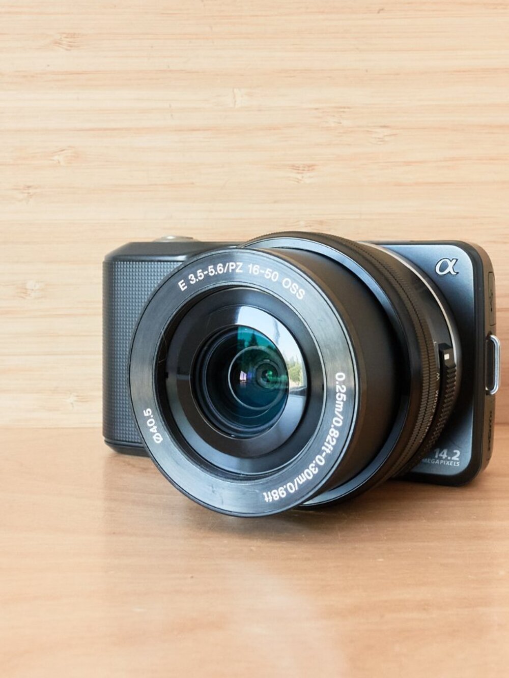 Up for sale is the Sony Alpha NEX-3, a compact mirrorless camera with a 14.2-meg